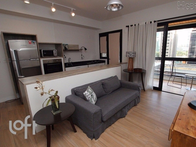 Apartamento à venda em Brooklin com 66 m², 1 quarto, 1 suíte, 1 vaga
