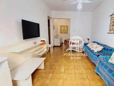 Apartamento com 1 dormitório, 50 m² - venda ou aluguel - Pitangueiras - Guarujá/SP