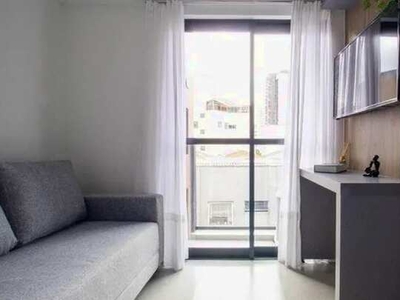 Apartamento com 1 dormitório para alugar, 24 m² por R$ 2.720,00/mês - Água Verde - Curitib