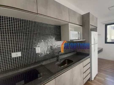 Apartamento com 1 dormitório para alugar, 25 m² por R$ 2.352,77/mês - Mercês - Curitiba/PR
