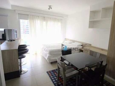 Apartamento com 1 dormitório para alugar, 38 m² por R$ 3.955,00/mês - Brooklin - São Paulo