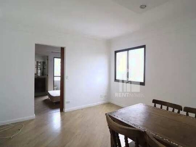 Apartamento com 1 dormitório para alugar, 45 m² por R$ 3.086,87/mês - Brooklin - São Paulo
