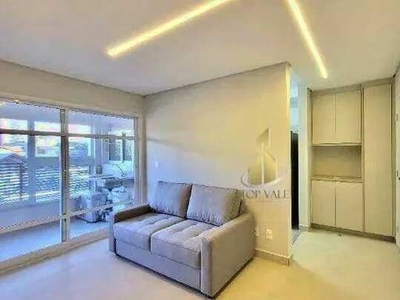 Apartamento com 1 dormitório para alugar, 45 m² por R$ 4.335/mês - Jardim Aquarius - São J