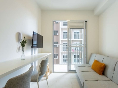 Apartamento com 1 quarto para alugar, 28m² - chácara santo antônio