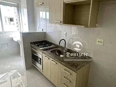 Apartamento com 2 dormitórios para alugar, 48 m² por R$ 2.064,50/mês - Vila Homero Thon