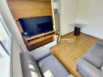 Apartamento com 2 dormitórios para alugar, 52 m² por R$ 1.816,90/mês - Jardim Jasmim - Nov