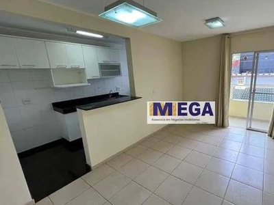 Apartamento com 2 dormitórios para alugar, 58 m² por R$ 2.839,00/mês - Mansões Santo Antôn