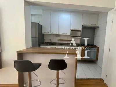 Apartamento com 2 dormitórios para alugar, 68 m² por R$ 4.323,83/mês - Edifício Santiago