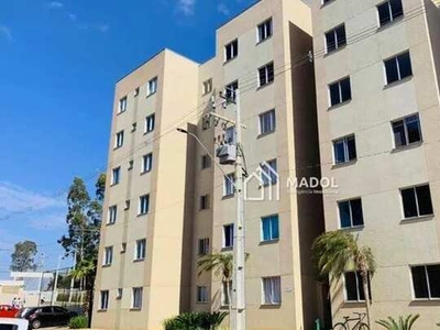 Apartamento com 2 dormitórios para alugar por R$ 1.220,00/mês - Uvaranas - Ponta Grossa/PR