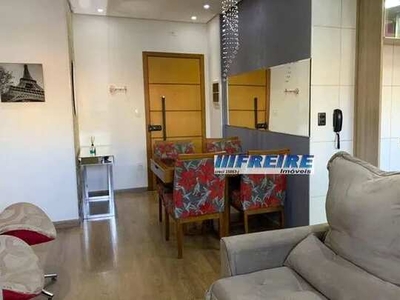 Apartamento com 2 dormitórios para alugar por R$ 3.040,00/mês - Osvaldo Cruz - São Caetano