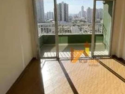 Apartamento com 3 dormitórios para alugar, 110 m² por R$ 3.397,00/mês - Campestre - Santo