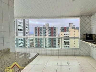 Apartamento com 3 dormitórios para alugar, 115 m² por R$ 3.500,00 - Ocian - Praia Grande/S
