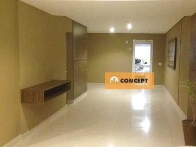 Apartamento com 3 dormitórios para alugar, 130 m² por R$ 6.050/mês - Centro - Suzano/SP
