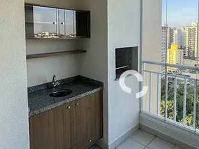Apartamento com 3 dormitórios para alugar, 75 m² por R$ 4.267,00/mês - Mansões Santo Antôn