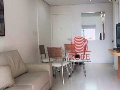 Apartamento Duplex com 1 dormitório para alugar, 60 m² por R$ 4.700,00/mês - Moema - São P