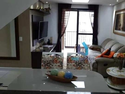 Apartamento Duplex com 3 dormitórios para alugar, 180 m² por R$ 5.675,00/mês - Interlagos
