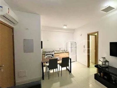 Apartamento Mobiliado 1 dormitório para alugar, 50 m² por R$ 3.500/mês - Boqueirão - Sant