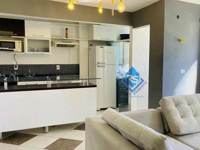 Apartamento Mobiliado com 2 dormitórios à venda, 63 m² por R$ 349.000