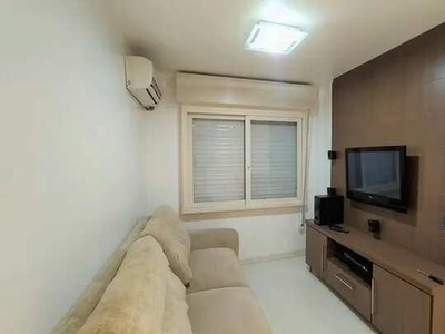 Apartamento mobiliado com um dormitório, na Av Dr Mauricio Cardoso/NH!