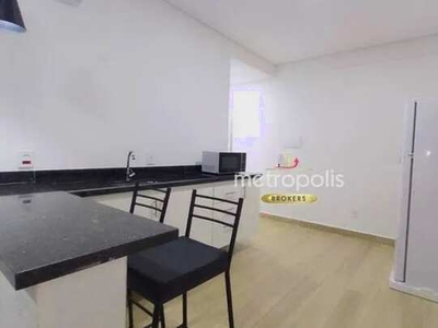 Studio com 1 dormitório para alugar, 30 m² por R$ 1.820,00/mês - Centro - São Caetano do S