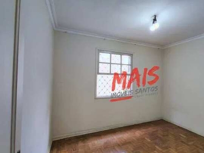 Apartamento com 2 dormitórios para alugar, 70 m² - Boqueirão - Santos/SP