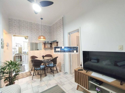 Apartamento em José Menino, Santos/SP de 48m² 1 quartos à venda por R$ 372.000,00 ou para locação R$ 2.800,00/mes