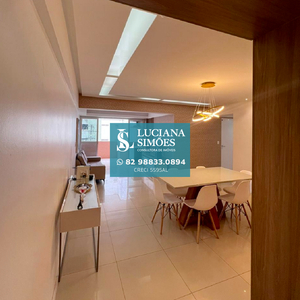 Apartamento em Ponta Verde, Maceió/AL de 119m² 3 quartos à venda por R$ 649.000,00