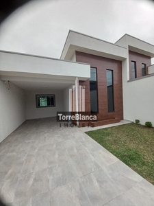 Casa em Jardim Carvalho, Ponta Grossa/PR de 136m² 3 quartos à venda por R$ 649.000,00