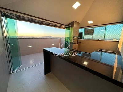 Cobertura com 3 dormitórios à venda, 164 m² por R$ 1.100.000,00 - Planalto - Belo Horizont