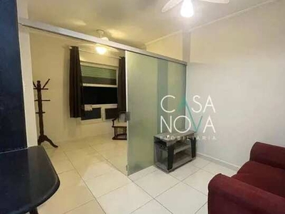 Kitnet com 1 dormitório para alugar, 31 m² por R$ 1.500,00/mês - Aparecida - Santos/SP