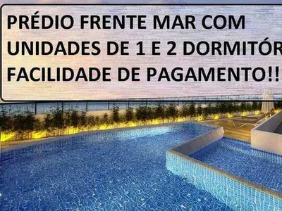 Predio Frente Mar com 55mil de entrada!! Financia!!