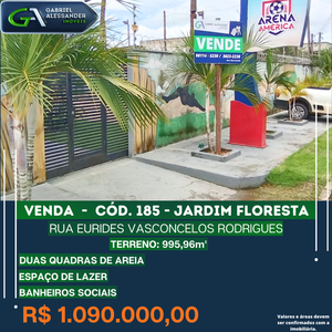 Terreno em Jardim Floresta, Boa Vista/RR de 10m² à venda por R$ 1.089.000,00