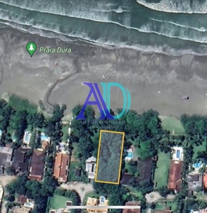 Terreno em Praia Dura, Ubatuba/SP de 1000m² à venda por R$ 1.498.000,00
