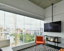 Apartamento com 1 dormitório para alugar, 35 m² por R$ 4.320,00/mês - Consolação - São Pau