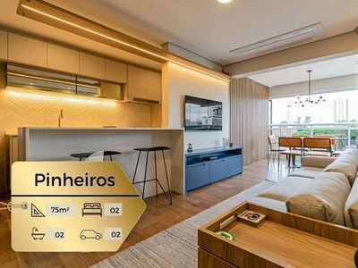 Apartamento com 2 Quartos à venda, 75m² - Pinheiros