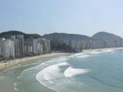 Cobertura com 3 dormitórios a venda ou aluguel anual na praia das astúrias - frente mar - guarujá/sp