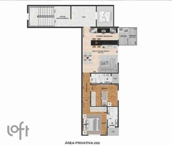 Apartamento à venda em Serrano com 59 m², 2 quartos, 1 suíte, 2 vagas