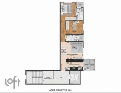Apartamento à venda em Serrano com 59 m², 2 quartos, 1 suíte