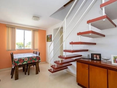 Apartamento duplex com 2 dormitórios à venda, 62 m² por r$ 290.000 - novo mundo - curitiba/pr