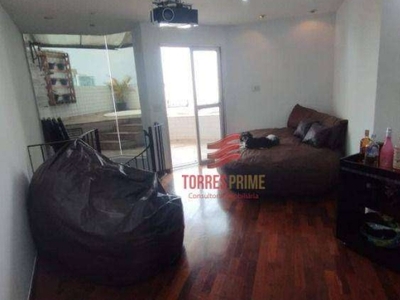 Cobertura com 3 dormitórios, 240 m² - venda por R$ 730.000,00 ou aluguel por R$ 5.000,00/mês - Encruzilhada - Santos/SP