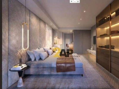 Studio com 1 dormitório à venda, 36 m² por r$ 420.610,00 - brooklin - são paulo/sp