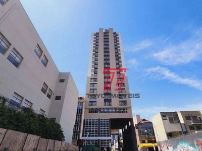 Apartamento com 1 dormitório para alugar, 34 m² por r$ 1.824,70/mês - centro - curitiba/pr