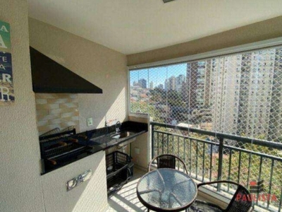 Apartamento com 2 dormitórios à venda, 70 m² por r$ 847.000,00 - chácara inglesa - são paulo/sp