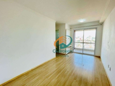 Apartamento com 2 dormitórios para alugar, 51 m² por r$ 2.568,83/mês - vila augusta - guarulhos/sp