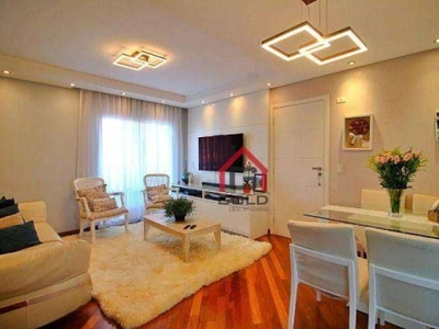 Apartamento com 3 dormitórios à venda, 90 m² por r$ 680.000,00 - vila pinheirinho - santo andré/sp