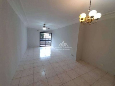 Apartamento com 3 dormitórios para alugar, 115 m² por r$ 2.000/mês - jardim irajá - ribeirão preto/sp