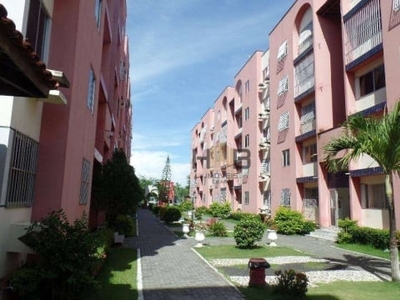 Apartamento residencial à venda no condomínio sol mar, 3 quartos, 60 m², tabapuá, caucaia.