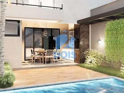 Casa de altissimo padrão, com piscina, em construção à venda, no residencial bouganville em volta r