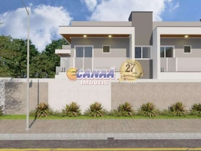 Casa em condomínio fechado com 2 quartos à venda na vila atlântica, mongaguá , 67 m2 por r$ 357.000