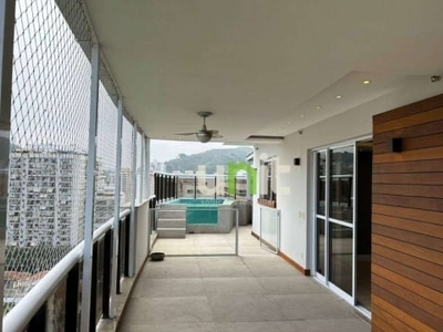 Cobertura com 2 dormitórios à venda, 142 m² por r$ 1.490.000,00 - jardim icaraí - niterói/rj